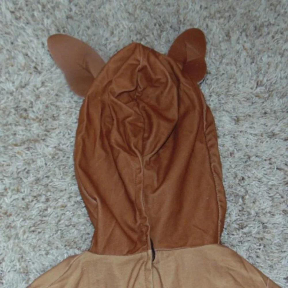 Scooby Doo Dog Halloween Costume 8/10 Brown Tutu Tulle Hooded Dress Girls